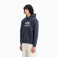 Bluzy męskie - Bluza męska Alpha Industries Basic navy - miniaturka - grafika 1