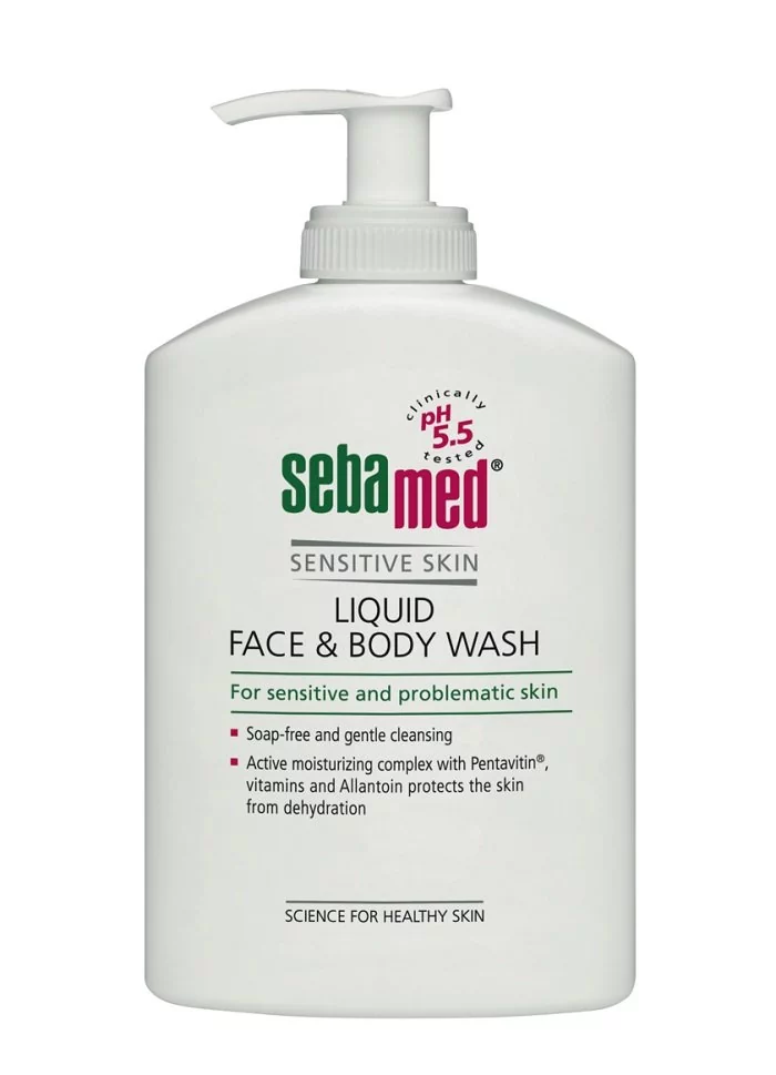 Sebamed Sensitive Skin Liquid Face & Body Wash emulsja do mycia twarzy i ciała 300ml