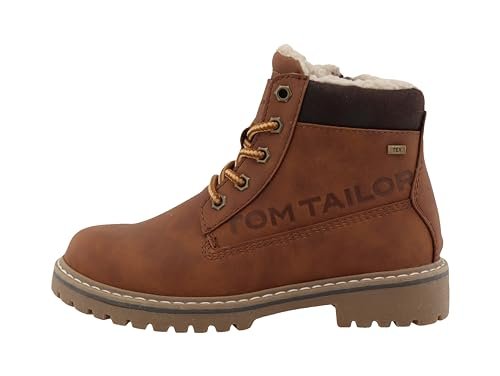 Tom Tailor Kids Chłopięce 4270060004 modne kozaki, Rowki, 27 EU