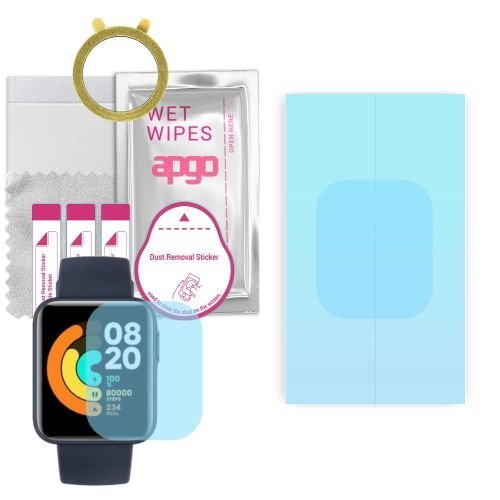 1x folia ochronna hydrożelowa do Xiaomi Redmi Watch 2 Lite - apgo HD HQ FLEX Smartwatch Hydrogel Protection Ochrona na ekran smartwatcha