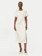 Sukienki - Rinascimento Sukienka koktajlowa CFC0127457003 Biały Regular Fit - miniaturka - grafika 1