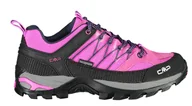 Buty trekkingowe damskie - CMP Damskie półbuty trekkingowe Rigel Low Wmn Shoe Wp, Różowy fluo B Blue, 38 EU - miniaturka - grafika 1