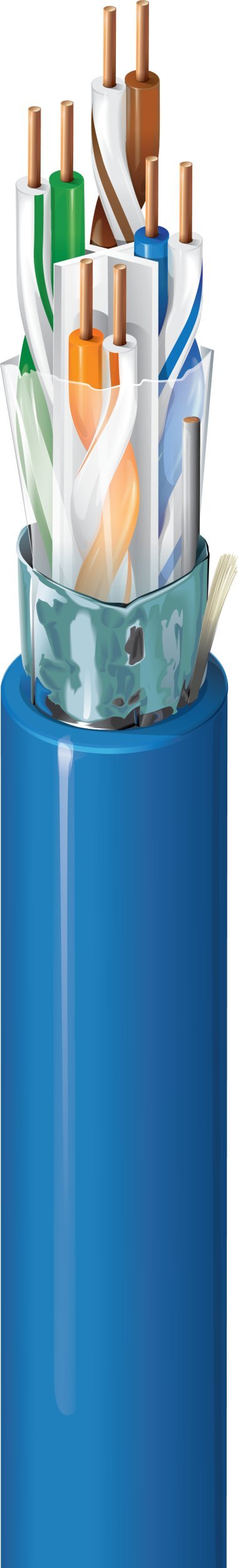 Belden 10GB Category 6A Cable, 4 10GB24D.06305