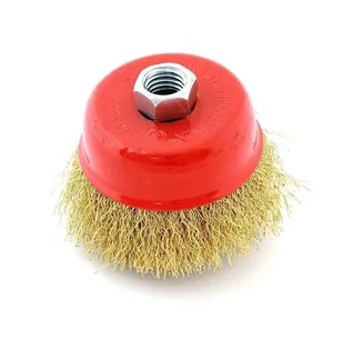 Szczotka Druciana Na Szlifierkę Doczołowa 65mm - Materiały ścierne - miniaturka - grafika 1