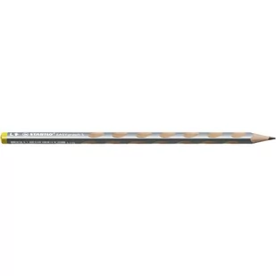 Stabilo Ołówek drewniany EASYgraph S Metallic HB dla praworęcznych srebrny 326/09-HB OLP.118 - Ołówki - miniaturka - grafika 1