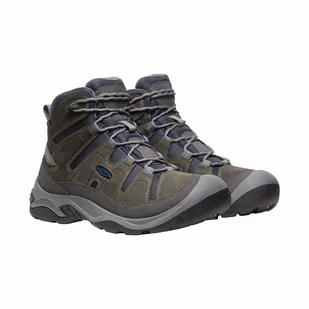 Buty trekkingowe męskie KEEN CIRCADIA MID WP - Buty trekkingowe męskie - miniaturka - grafika 1