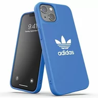 Etui i futerały do telefonów - Adidas OR Moulded Case BASIC etui obudowa do iPhone 13 6,1" niebieski/blue 47088 - miniaturka - grafika 1