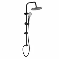 Baterie wannowe i prysznicowe - Fabia Kolumna prysznicowa czarna - miniaturka - grafika 1