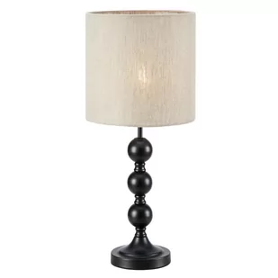 Lampka nocna stojąca Octo 108575 Markslojd abażur materiałowy czarny - Lampy stojące - miniaturka - grafika 1