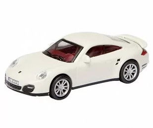Schuco Porsche 911 Turbo White 1:87 452598400 - Samochody i pojazdy dla dzieci - miniaturka - grafika 1