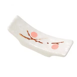 Porcelanowa Podstawka Pod Pałeczki Do Sushi Róż - Zestawy do sushi - miniaturka - grafika 1