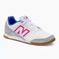 Piłka nożna - Buty piłkarskie dziecięce New Balance  Audazo V6 Command JNR IN white - miniaturka - grafika 1