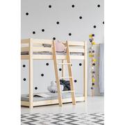 Łóżka dla dzieci i młodzieży - Piętrowe łóżko dziecięce z drewna sosnowego 70x140 cm CLP – Adeko - miniaturka - grafika 1