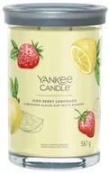 Świece - Yankee Candle Signature Iced Berry Lemonade Tumbler 567g - miniaturka - grafika 1