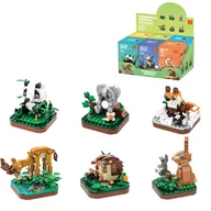 Klocki - Klocki Wange 1613-1618 - Zwierzęta 6w1 (Panda, Koala, Lis, Jeleń, Jeż, Królik) - miniaturka - grafika 1