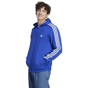 adidas Męska bluza dresowa z kapturem, Półklarowny niebieski, L - Bluzy męskie - miniaturka - grafika 1