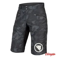 Spodenki rowerowe - Szorty Endura Singletrack Short II black camouflage - miniaturka - grafika 1
