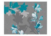 Fototapety - DecoNest Fototapeta Niebieskie magnolie 400X309 A0-4XLFTNT0524 - miniaturka - grafika 1