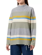 Swetry damskie - Betty Barclay Damski sweter 5797/1026, khaki/beżowy, 46 (DE) - miniaturka - grafika 1