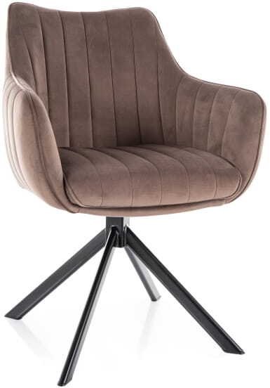 Krzesło AZALIA VELVET cappuccino