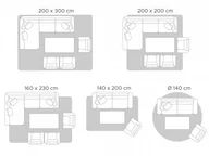 Dywany - Lumarko Dywan 80 x 200 cm wielokolorowy ENAYAM - miniaturka - grafika 1