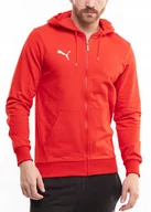 Bluzy męskie - PUMA bluza męska sportowa z kapturem rozpinana hoodie Team Goal roz. S - miniaturka - grafika 1