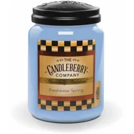 Świece - Duża świeca zapachowa w szkle woda źródlana Freshwater Springs Candleberry 570 g - miniaturka - grafika 1
