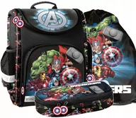 Plecaki szkolne i tornistry - Tornister szkolny Marvel Avengers dla chłopca 1-3 klasa plecak zestaw - miniaturka - grafika 1