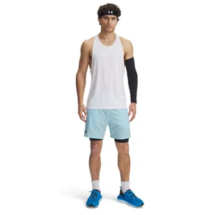 Męskie spodenki treningowe Under Armour UA Vanish Woven 2in1 Shorts - niebieskie - Spodenki męskie - miniaturka - grafika 1