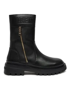 LOVE MOSCHINO Botki JA24245G0LIA0000 Czarny - Botki damskie - miniaturka - grafika 1