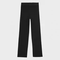 Spodnie sportowe damskie - Damskie spodnie dzianinowe Outhorn OTHAW23TTROF492 - czarne - miniaturka - grafika 1