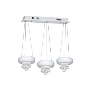 Milagro LIGHT Lampa wisząca LUX BIANCO III 014-lux chrom 862 - Lampy sufitowe - miniaturka - grafika 1