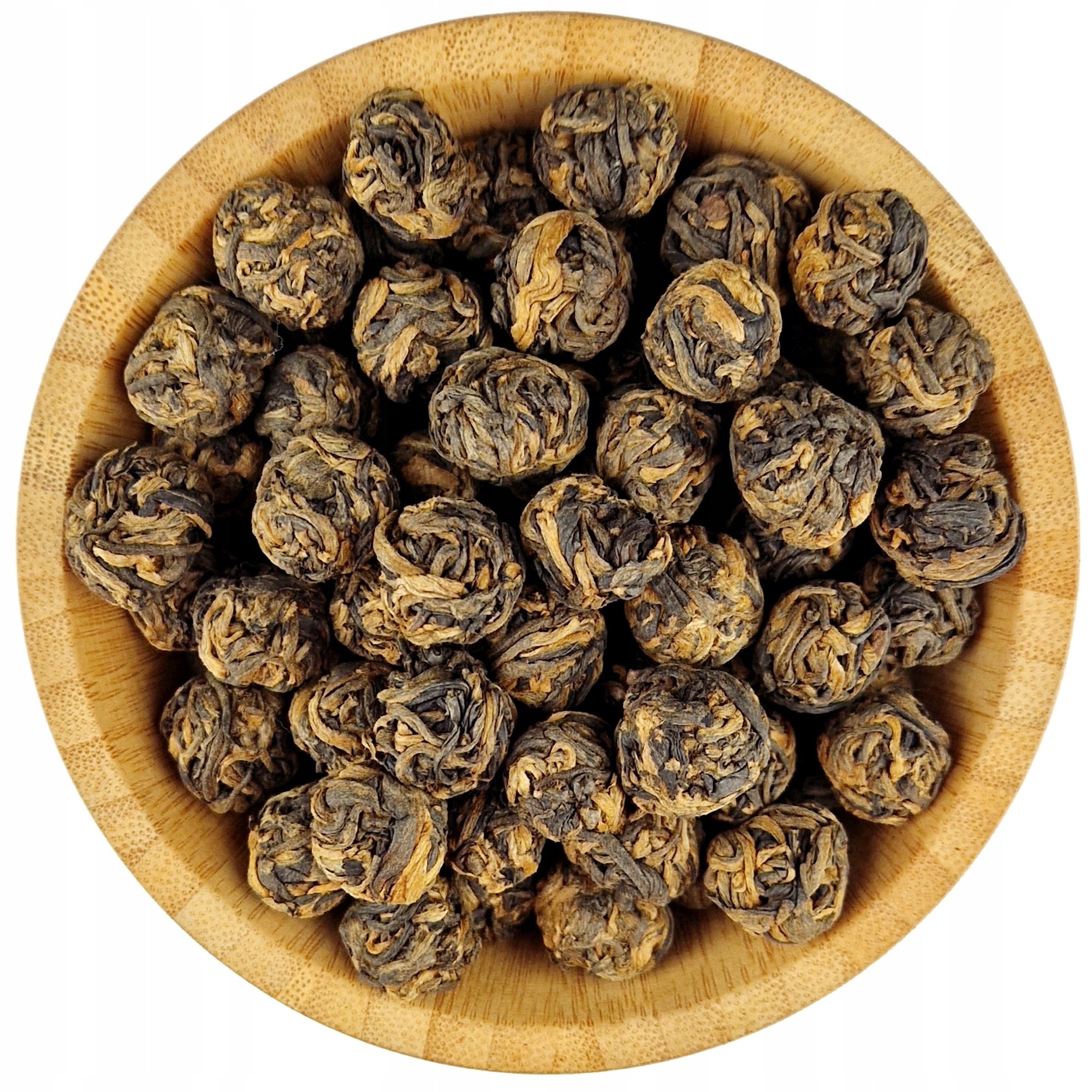 Herbata Czarna Dragon Pearl 500g Ręcznie Zwijana Long Zhu Ziołowy Dwór