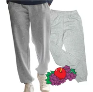 Dresy męskie - SPODNIE DRESOWE MĘSKIE FRUIT OF THE LOOM bawełna lekkie sportowe 40 42 L - miniaturka - grafika 1