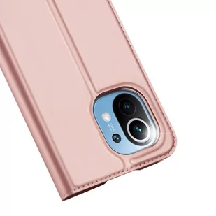 Dux Ducis Skin Pro kabura etui pokrowiec z klapką Xiaomi Mi 11 różowy - Etui i futerały do telefonów - miniaturka - grafika 3