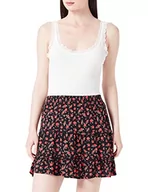 Spódnice - VERO MODA Spódnica damska, Czarny/Aop: niki, M - miniaturka - grafika 1