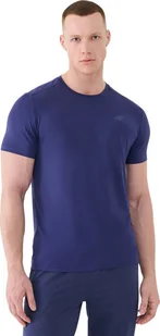 Koszulka męska 4F FNK M1343 granatowa 4FWSS25TFTSM1343 30S S - Koszulki męskie Koszulka męska 4F FNK M1343 granatowa 4FWSS25TFTSM1343 30S S - Koszulki męskie - miniaturka - grafika 1