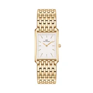 Zegarki damskie - Zegarek Daniel Wellington Bound 9-Link DW00100705 Złoty - miniaturka - grafika 1