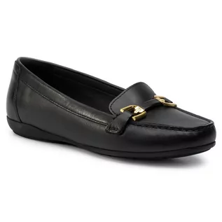 Mokasyny damskie - Geox Mokasyny D Annytah Moc A D84BMA 00043 C9997 Black - grafika 1