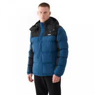Kurtki męskie - Męska kurtka puchowa pikowana Prosto Winter Adament 3.0 Camo - niebieska - PROSTO - miniaturka - grafika 1