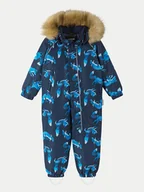 Kombinezony dla dzieci - Reima Kombinezon zimowy Lappi 5100129C Granatowy Regular Fit - miniaturka - grafika 1