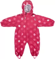 Komplety dla niemowląt - LittleLife Kombinezon przeciwdeszczowy z podszewką all in one - flowers 12-18m - miniaturka - grafika 1