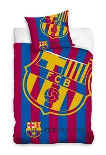 Pościel Barcelona Fcb Herb Barca 140x200 - Pościel dla dzieci - miniaturka - grafika 1