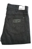 Spodnie męskie - WRANGLER GREENSBORO CHARCOAL Spodnie Szare Materiałowe Męskie - miniaturka - grafika 1