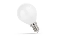 Żarówki LED - Żarówka kulka E-14, 4W, 230V INLUMI biały/ciepły biały, 4,5x7,8, szkło/metal - miniaturka - grafika 1