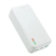 Powerbanki - Joyroom QP196 powerbank 30000mAh Dazzling Series 22.5W biały - miniaturka - grafika 1