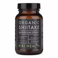 Suplementy naturalne - Kiki Health EKO grzyb Shitake (Shiitake) 400 mg (60 kaps.) - miniaturka - grafika 1