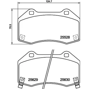 Klocki hamulcowe - komplet HELLA 8DB 355 025-891 - Klocki hamulcowe - miniaturka - grafika 1