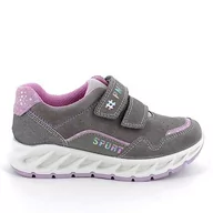 Buty dla dziewczynek - Primigi Cross, buty dla dziewczynek i dziewcząt, Szary Czarny, 28 EU - miniaturka - grafika 1