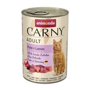 animonda Carny mokra karma dla kota dorosłego 6x400 g Indyk z jagnięciną - Mokra karma dla kotów - miniaturka - grafika 1